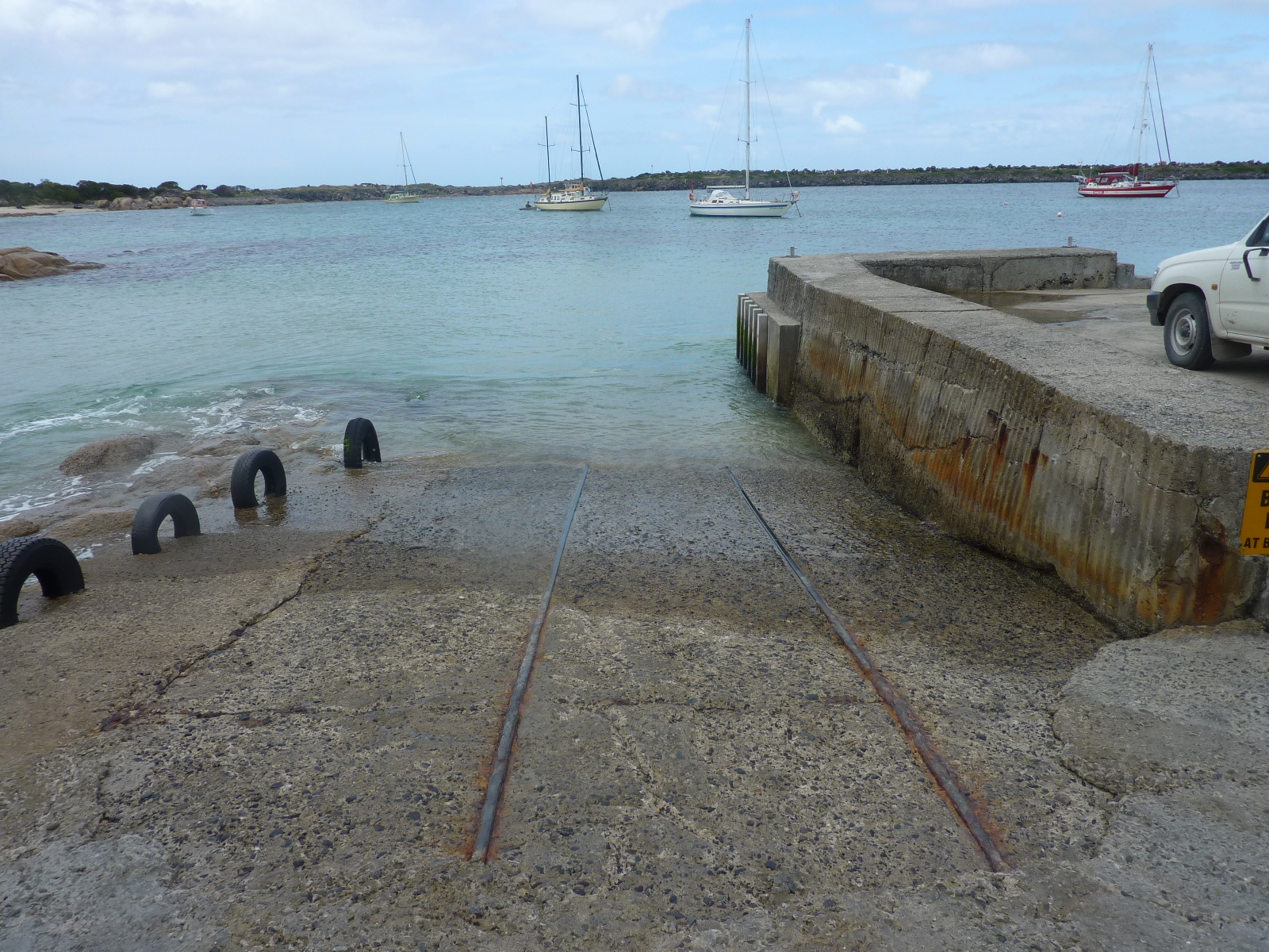 Grassy Boat Ramp Marine and Safety Tasmania