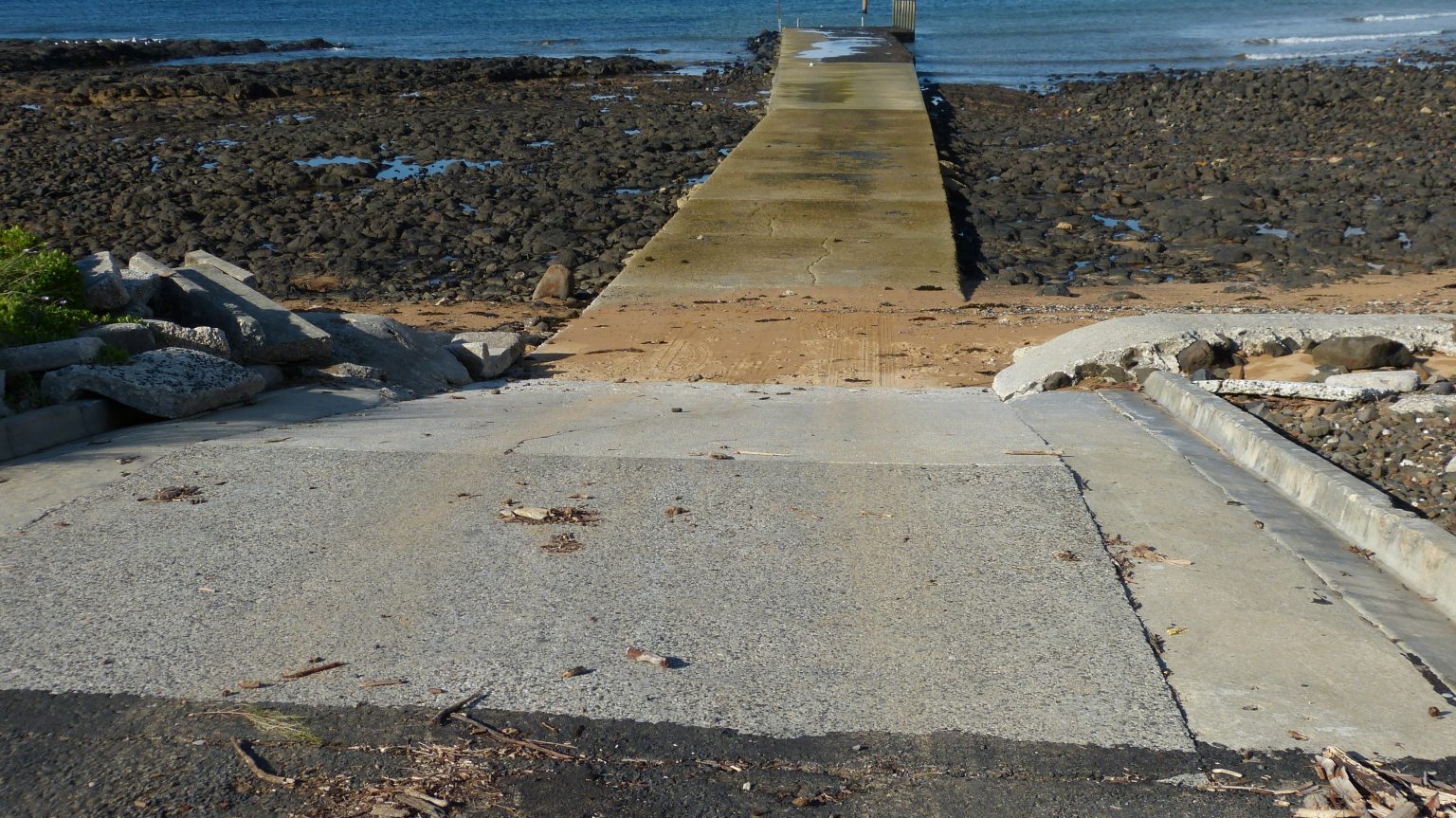 Penguin Low Tide Boat Ramp Marine and Safety Tasmania