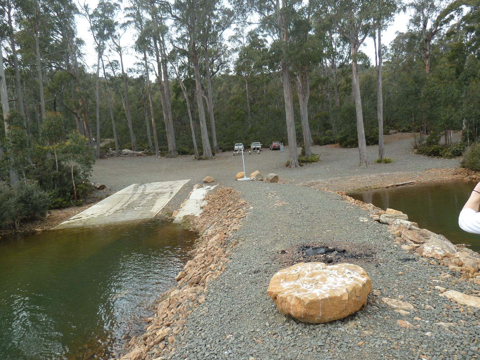 Woods Lake Boat Ramp Marine and Safety Tasmania