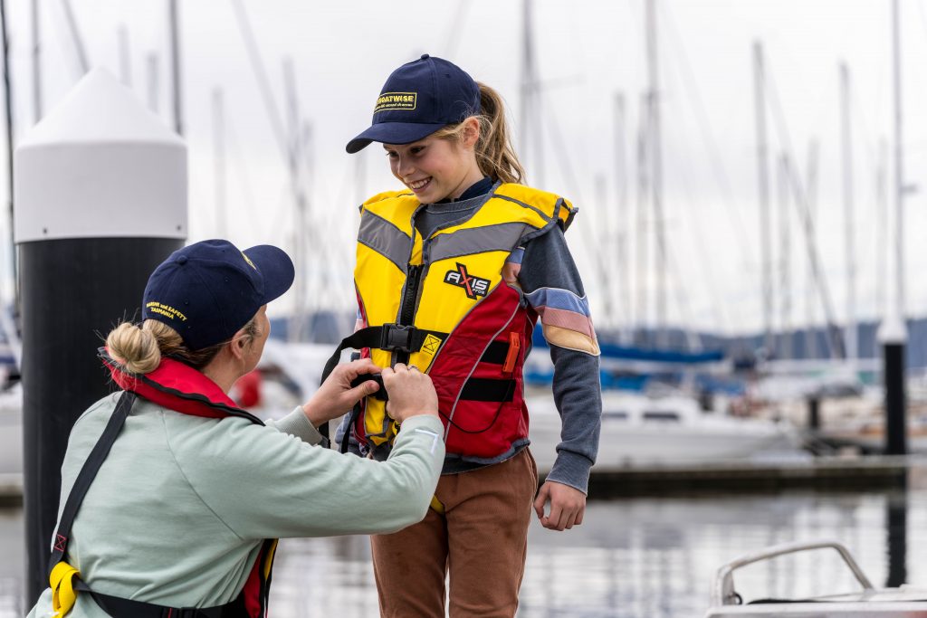 Does your child's life jacket fit properly? Marine and Safety Tasmania