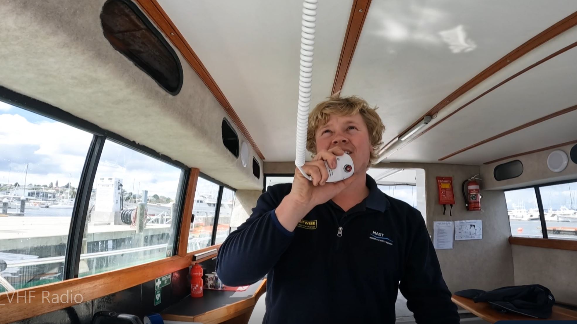 How to use a VHF Radio Marine and Safety Tasmania